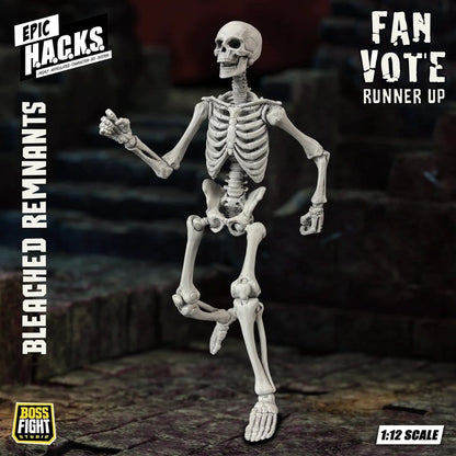 EPIC H.A.C.K.S. Actionfigur 1/12 Skeleton Blank Bleached Remnants Image 1