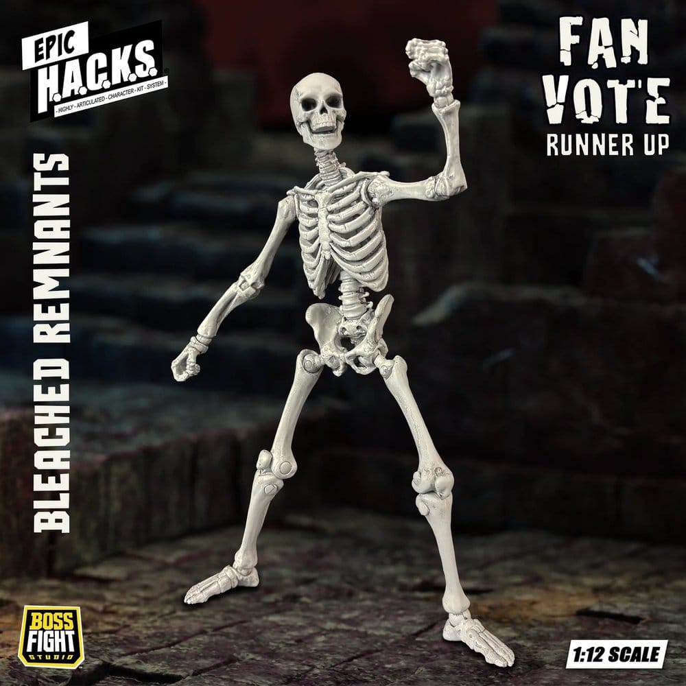 EPIC H.A.C.K.S. Actionfigur 1/12 Skeleton Blank Bleached Remnants Image 2