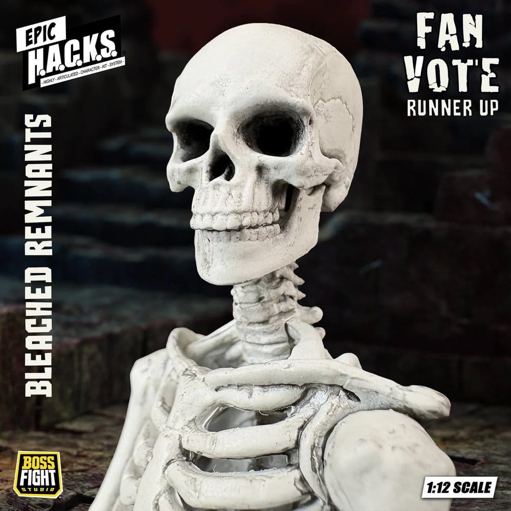 EPIC H.A.C.K.S. Actionfigur 1/12 Skeleton Blank Bleached Remnants Image 3