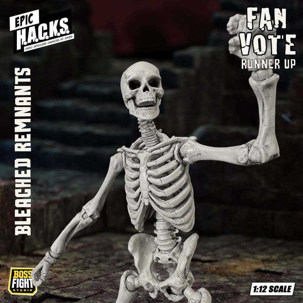EPIC H.A.C.K.S. Actionfigur 1/12 Skeleton Blank Bleached Remnants Image 4