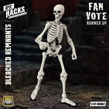 EPIC H.A.C.K.S. Actionfigur 1/12 Skeleton Blank Bleached Remnants Image 5