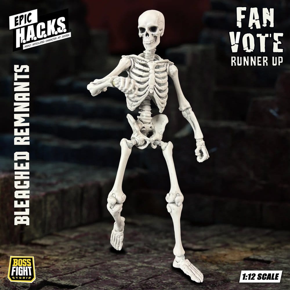 EPIC H.A.C.K.S. Actionfigur 1/12 Skeleton Blank Bleached Remnants Image 7