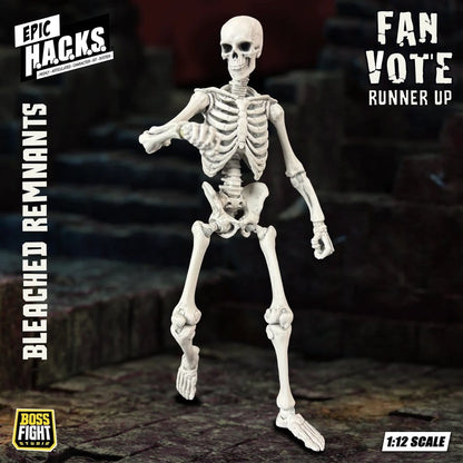 EPIC H.A.C.K.S. Actionfigur 1/12 Skeleton Blank Bleached Remnants Image 7