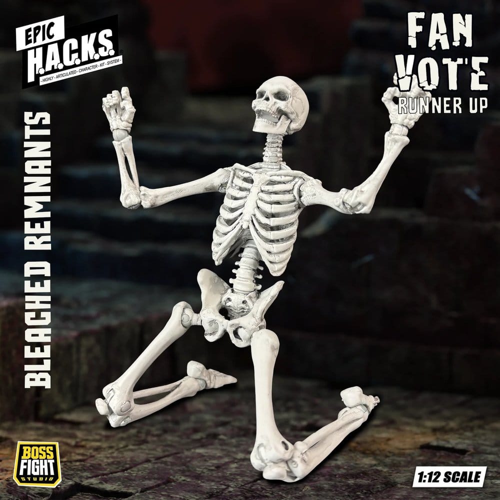 EPIC H.A.C.K.S. Actionfigur 1/12 Skeleton Blank Bleached Remnants Image 8