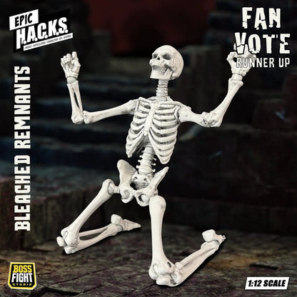 EPIC H.A.C.K.S. Actionfigur 1/12 Skeleton Blank Bleached Remnants Image 8