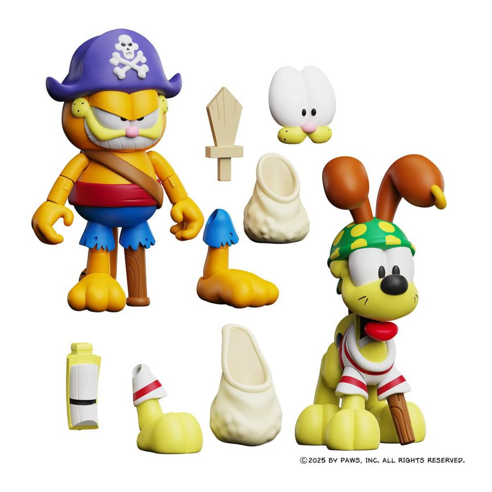 Garfield Actionfiguren 2er-Pack Pirate Garfield and Pirate Odie Image 5