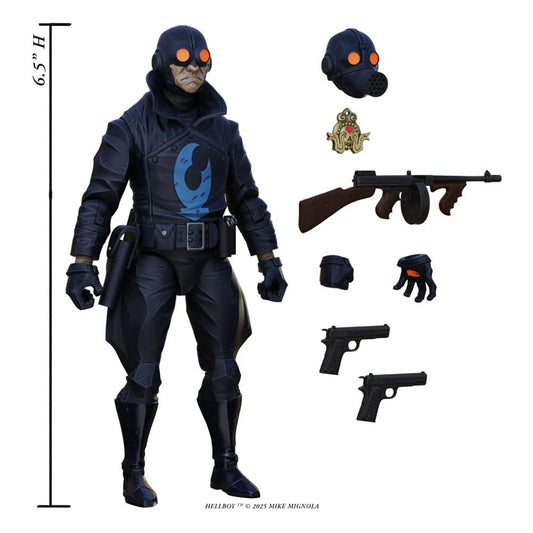 Hellboy Actionfigur Lobster Johnson (The Iron Prometheus) 17 cm Image 2