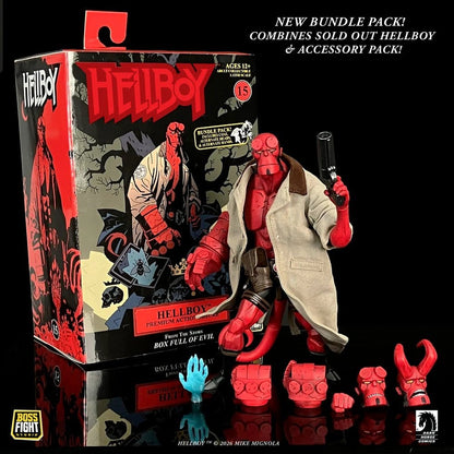 Hellboy Actionfigur 1/12 Scale Bundle Pack Image 1