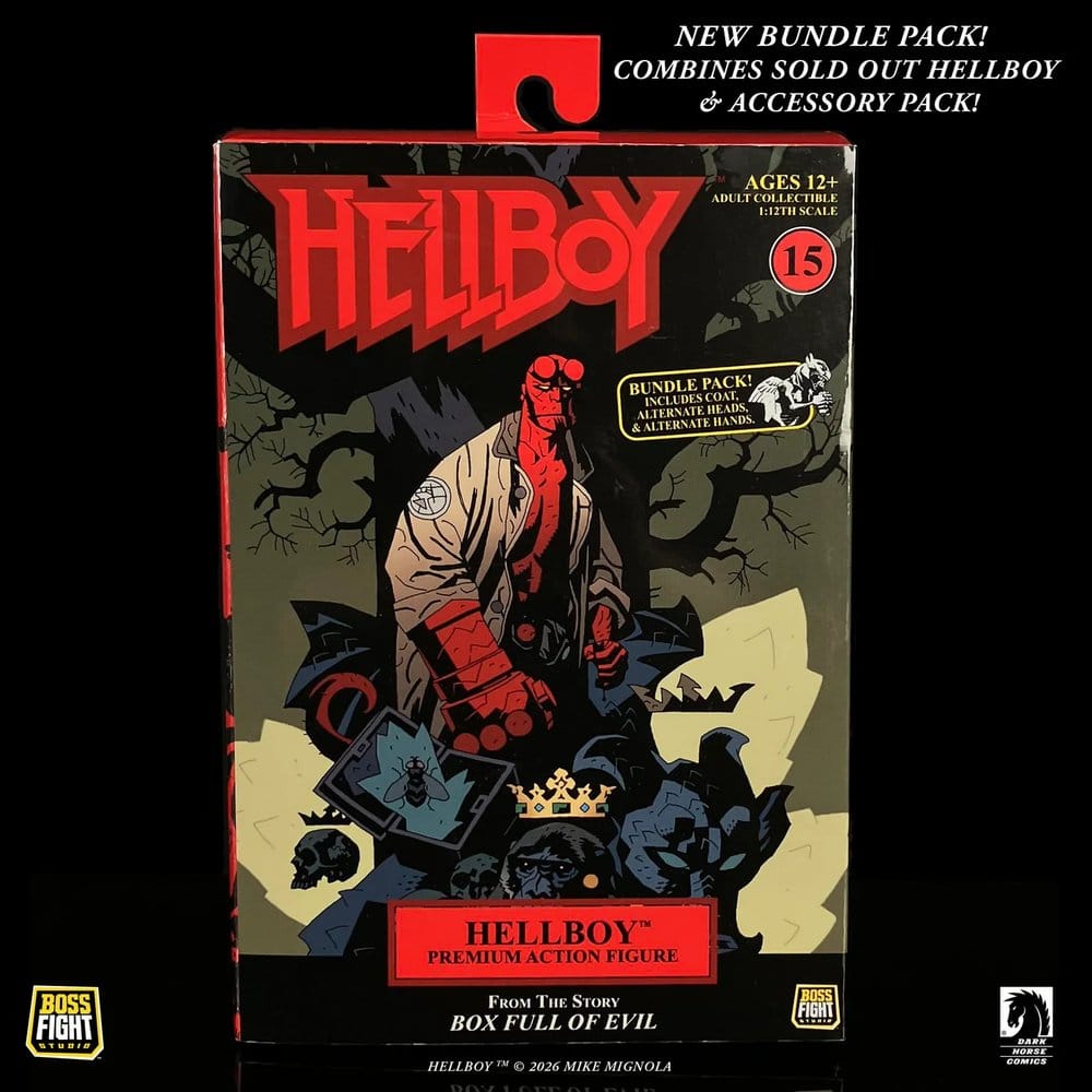 Hellboy Actionfigur 1/12 Scale Bundle Pack Image 2