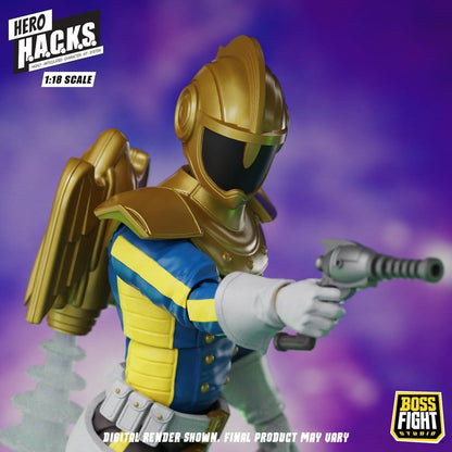 Hero H.A.C.K.S. Core Actionfigur 1/18 Heroes and Villains Wave 1 Jett Steelblade: Stellar Knight of Accord Image 8