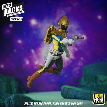 Hero H.A.C.K.S. Core Actionfigur 1/18 Heroes and Villains Wave 1 Jett Steelblade: Stellar Knight of Accord Image 9