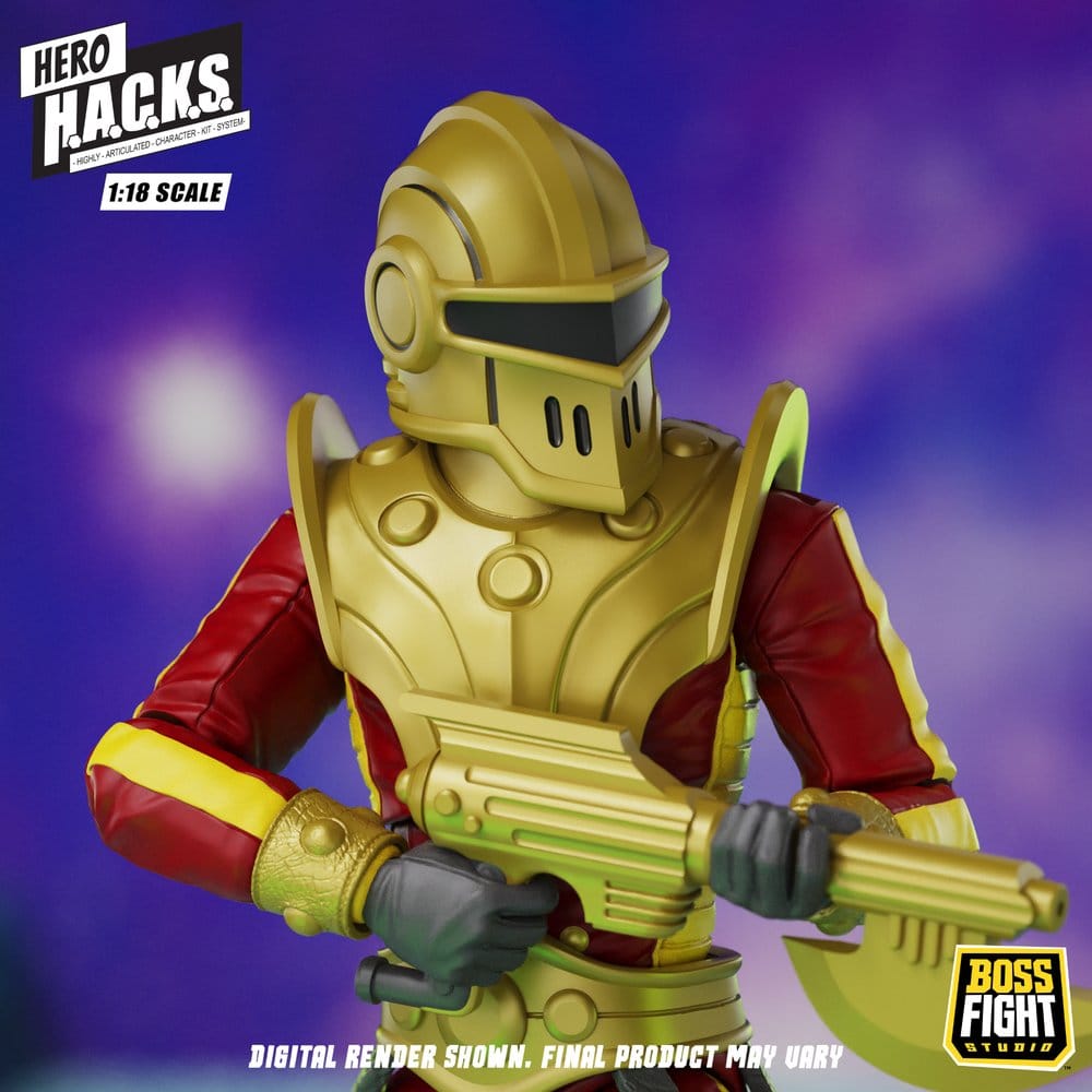 Hero H.A.C.K.S. Core Actionfigur 1/18 Heroes and Villains Wave 1 Stellar Guard: Cosmic Defender of Accord Image 2