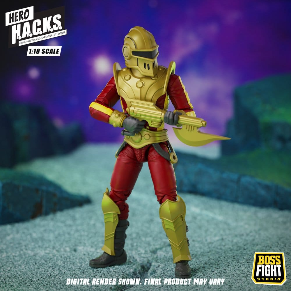 Hero H.A.C.K.S. Core Actionfigur 1/18 Heroes and Villains Wave 1 Stellar Guard: Cosmic Defender of Accord Image 3