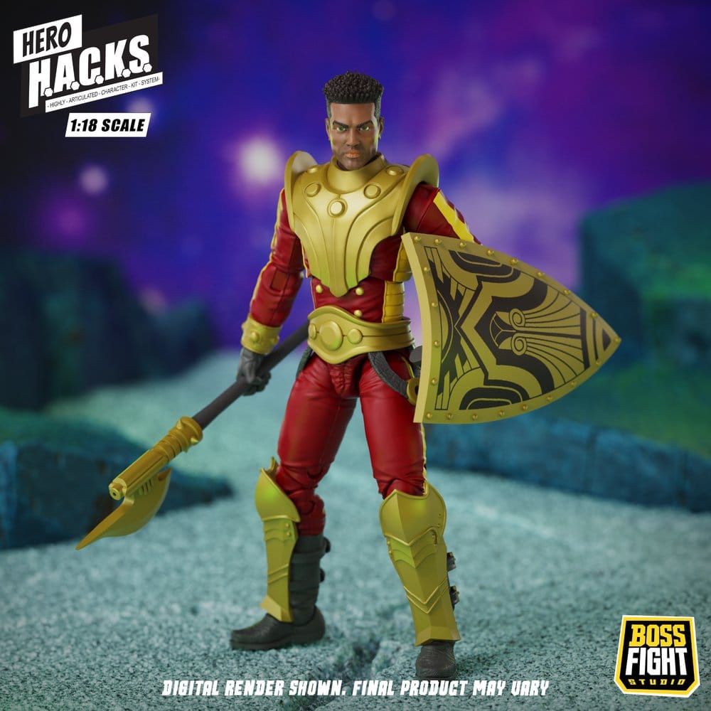 Hero H.A.C.K.S. Core Actionfigur 1/18 Heroes and Villains Wave 1 Stellar Guard: Cosmic Defender of Accord Image 4