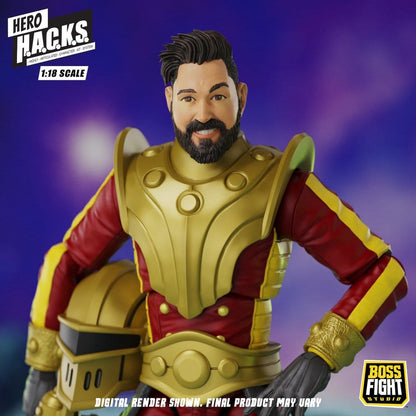 Hero H.A.C.K.S. Core Actionfigur 1/18 Heroes and Villains Wave 1 Stellar Guard: Cosmic Defender of Accord Image 5