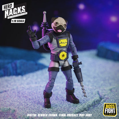 Hero H.A.C.K.S. Core Actionfigur 1/18 Heroes and Villains Wave 1 Zarko Resources Inc.: Galactic Prospectors Image 2