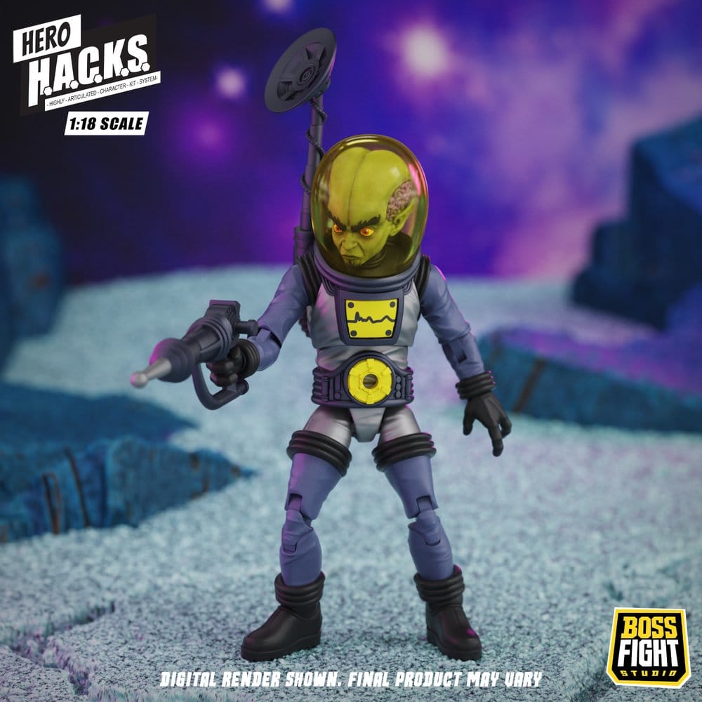 Hero H.A.C.K.S. Core Actionfigur 1/18 Heroes and Villains Wave 1 Zarko Resources Inc.: Galactic Prospectors Image 4