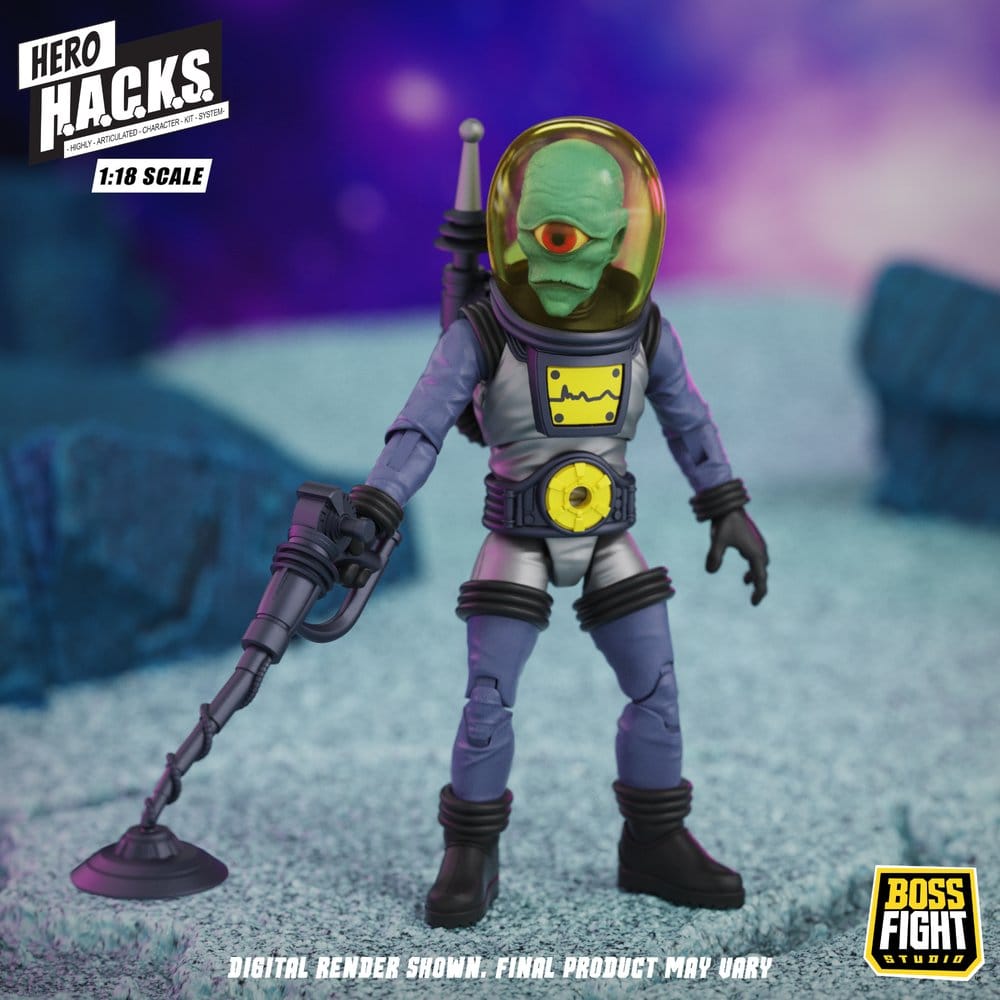 Hero H.A.C.K.S. Core Actionfigur 1/18 Heroes and Villains Wave 1 Zarko Resources Inc.: Galactic Prospectors Image 5