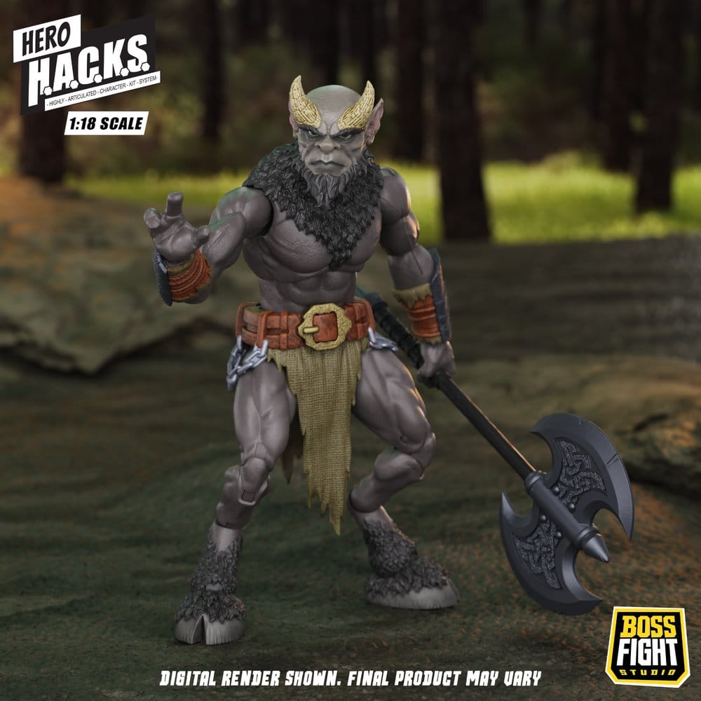 Hero H.A.C.K.S. Core Actionfigur 1/18 Heroes and Villains Wave 1 Minos Auroxos: Labyrinthian Warrior Image 3