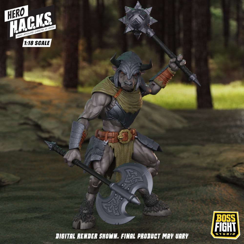 Hero H.A.C.K.S. Core Actionfigur 1/18 Heroes and Villains Wave 1 Minos Auroxos: Labyrinthian Warrior Image 5