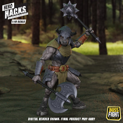 Hero H.A.C.K.S. Core Actionfigur 1/18 Heroes and Villains Wave 1 Minos Auroxos: Labyrinthian Warrior Image 5