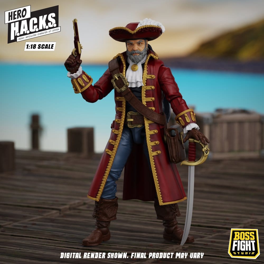 Hero H.A.C.K.S. Core Actionfigur 1/18 Heroes and Villains Wave 1 John Bradford: Captain of the Temporal Voyager Image 8