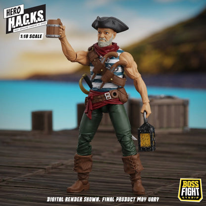 Hero H.A.C.K.S. Core Actionfigur 1/18 Heroes and Villains Wave 1 Daniel Wright: Pirate Quartermaster Image 7