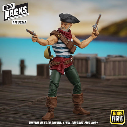 Hero H.A.C.K.S. Core Actionfigur 1/18 Heroes and Villains Wave 1 Daniel Wright: Pirate Quartermaster Image 10