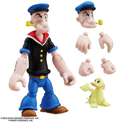 Popeye Actionfigur Wave 03 Popeye 1st Appearance Black Shirt Image 2