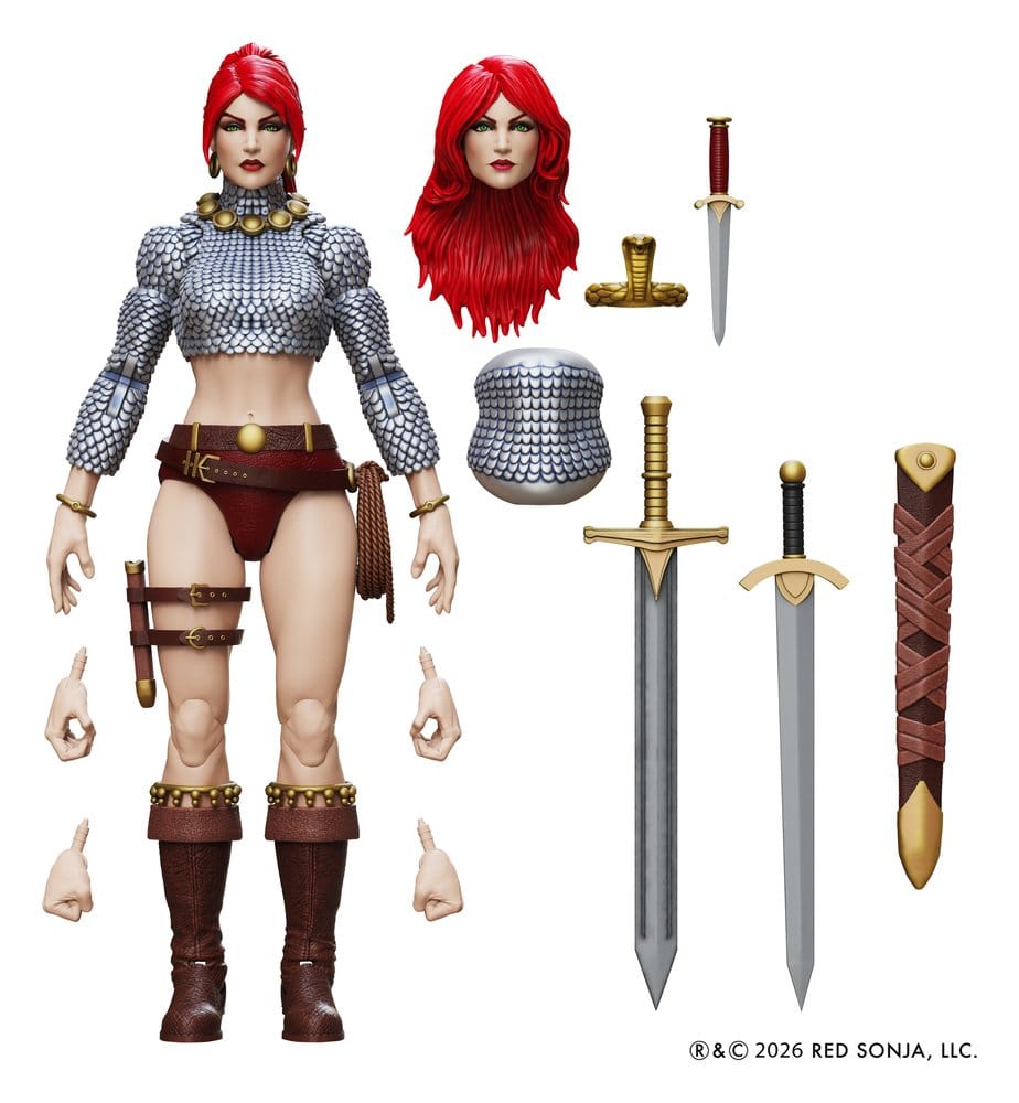 Red Sonja Epic H.A.C.K.S. Actionfigur 1/12 Scale Immortal Red Sonja Image 5