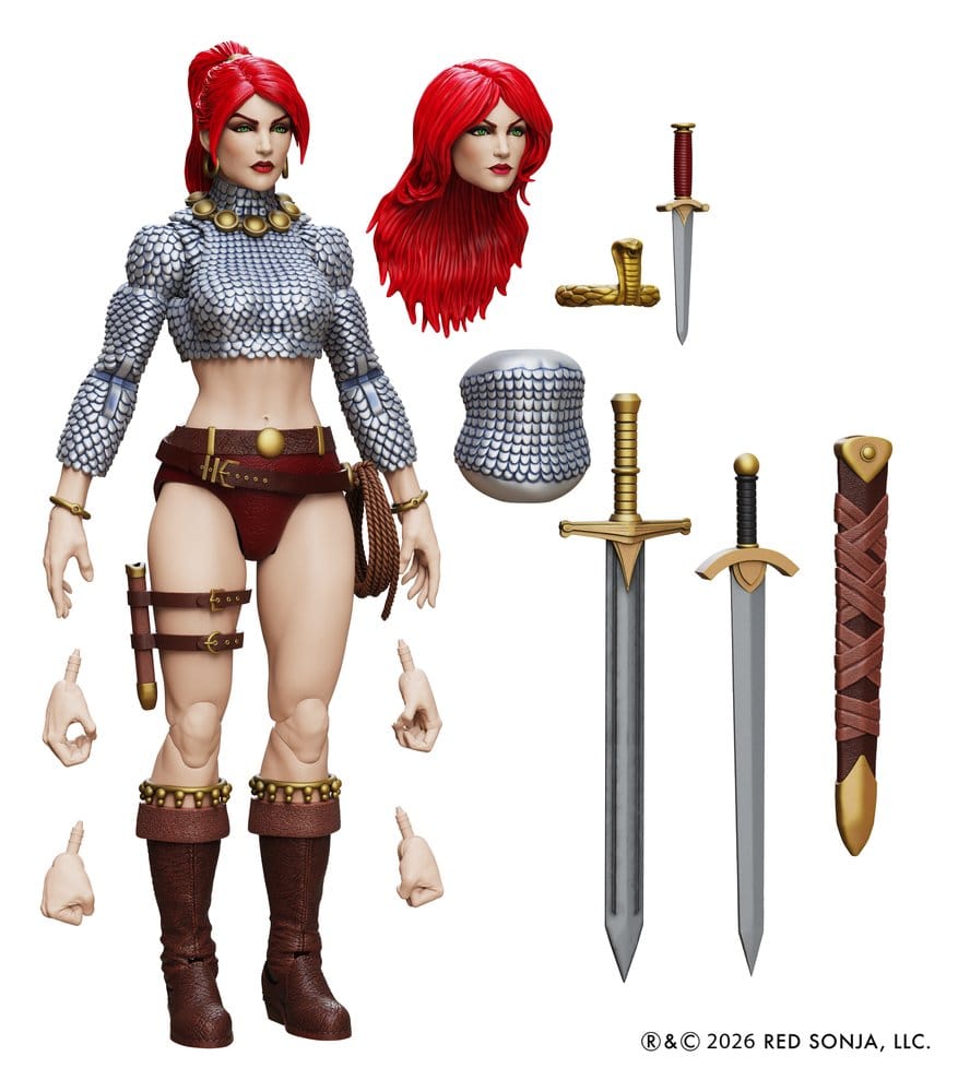 Red Sonja Epic H.A.C.K.S. Actionfigur 1/12 Scale Immortal Red Sonja Image 6