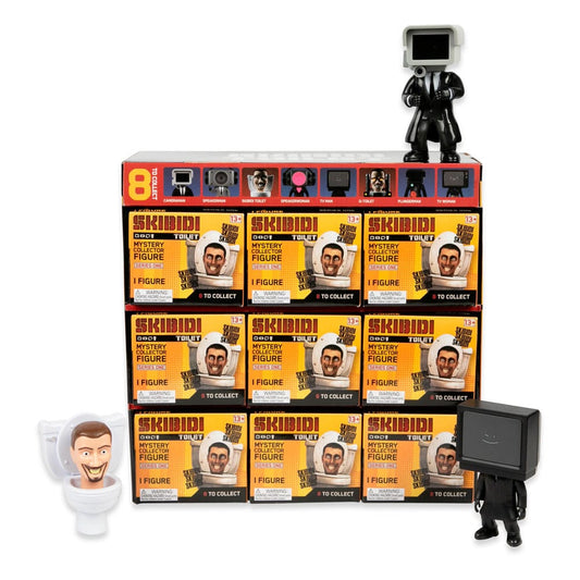 Skibidi Toilet Figuren 11 cm Series 1 Display (9) Image 1