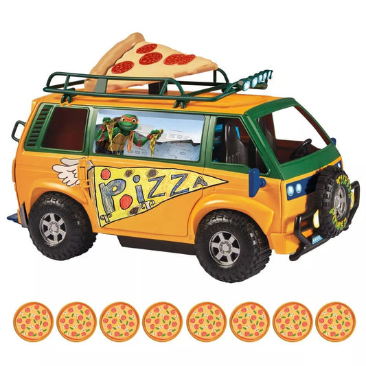 Teenage Mutant Ninja Turtles: Mutant Mayhem Fahrzeug Pizzafire Van 20 cm Image 1