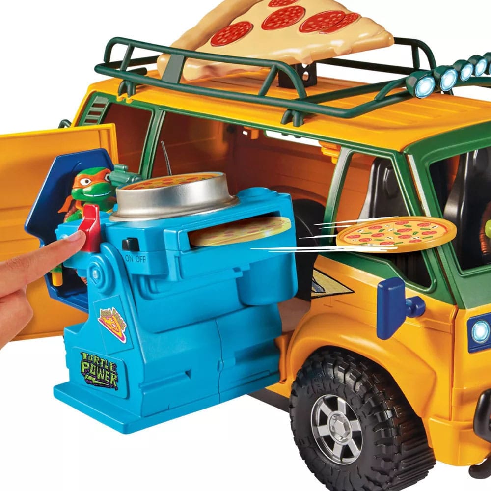 Teenage Mutant Ninja Turtles: Mutant Mayhem Fahrzeug Pizzafire Van 20 cm Image 2