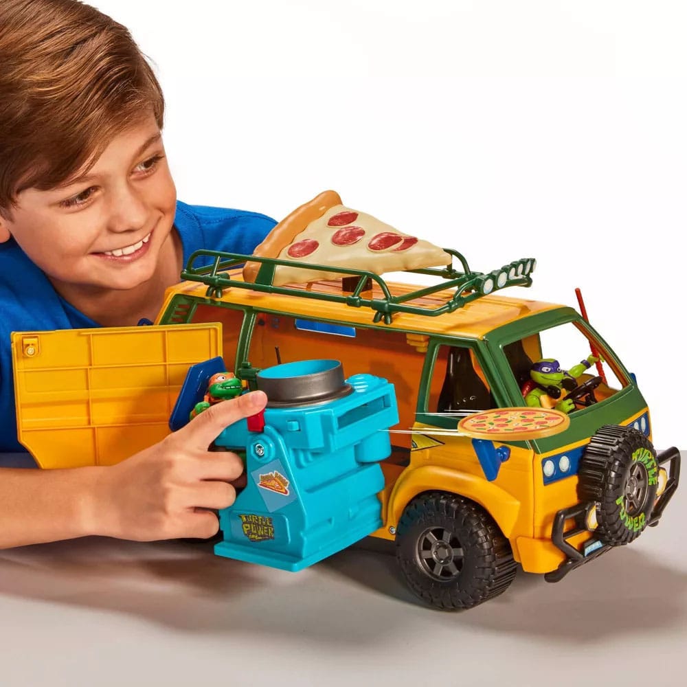 Teenage Mutant Ninja Turtles: Mutant Mayhem Fahrzeug Pizzafire Van 20 cm Image 4