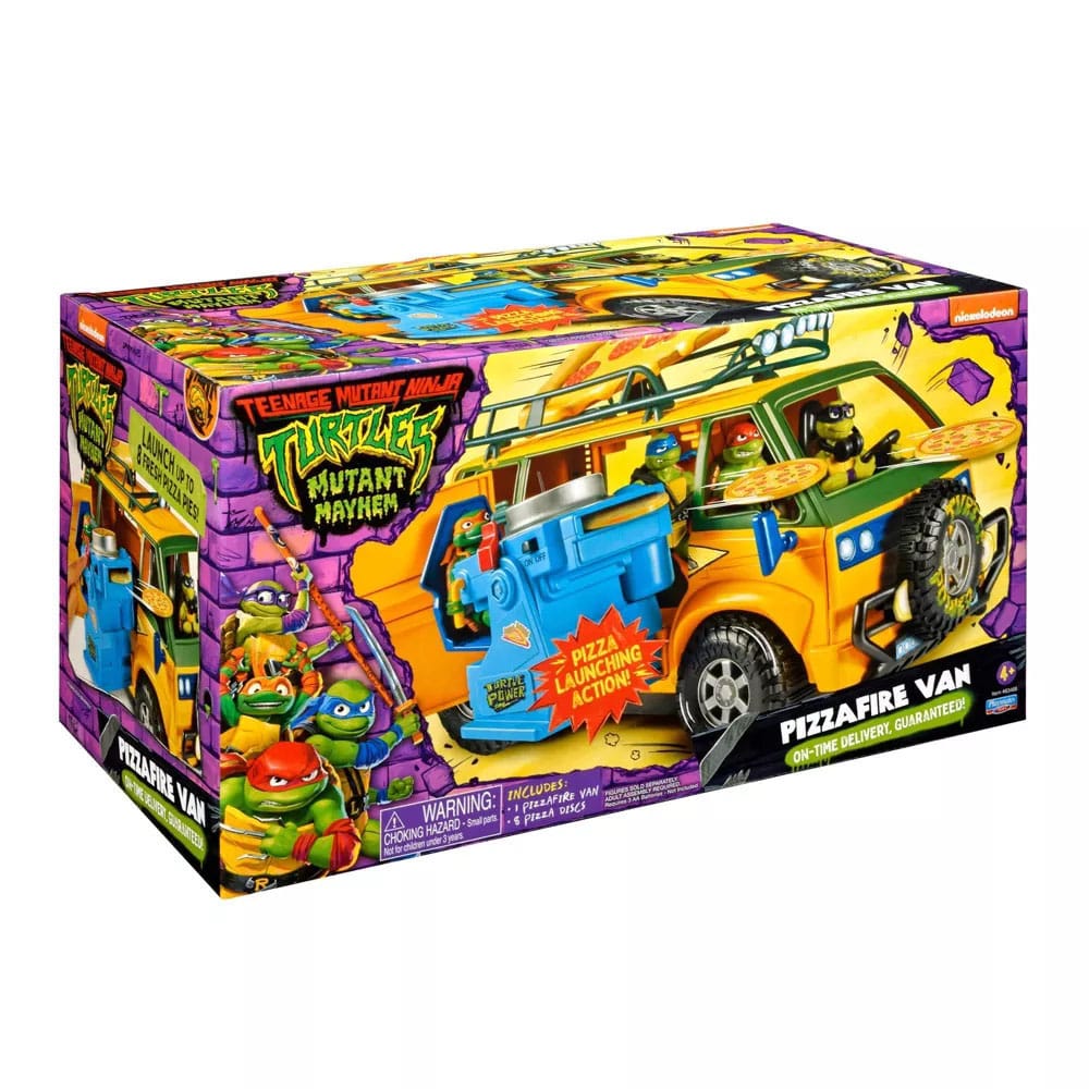 Teenage Mutant Ninja Turtles: Mutant Mayhem Fahrzeug Pizzafire Van 20 cm Image 5