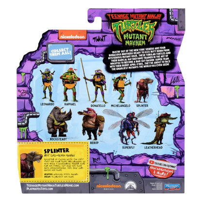 Teenage Mutant Ninja Turtles: Mutant Mayhem Actionfigur Splinter 10 cm Image 3