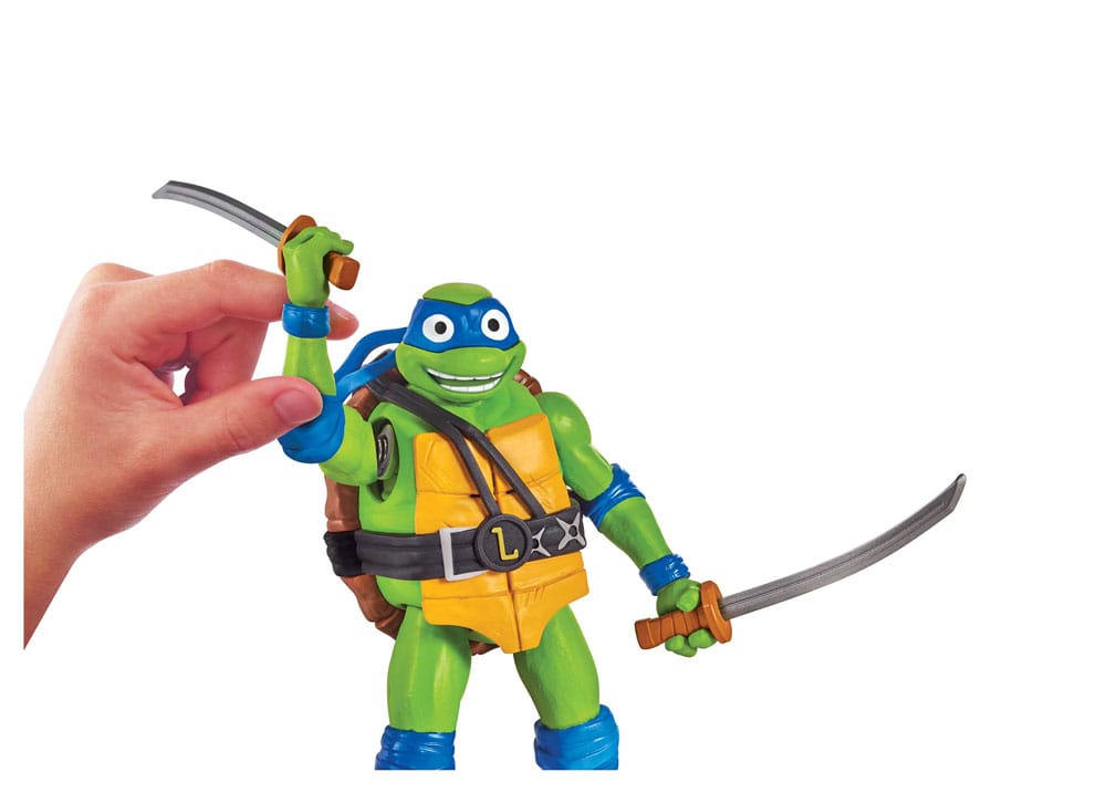 Teenage Mutant Ninja Turtles: Mutant Mayhem Ninja Shouts Action Figur Leonardo 14 cm Image 4