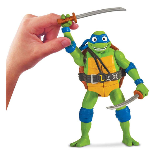 Teenage Mutant Ninja Turtles: Mutant Mayhem Ninja Shouts Action Figur Leonardo 14 cm Image 1
