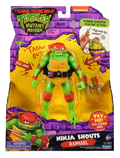 Teenage Mutant Ninja Turtles: Mutant Mayhem Ninja Shouts Action Figur Raphael 14 cm Image 2