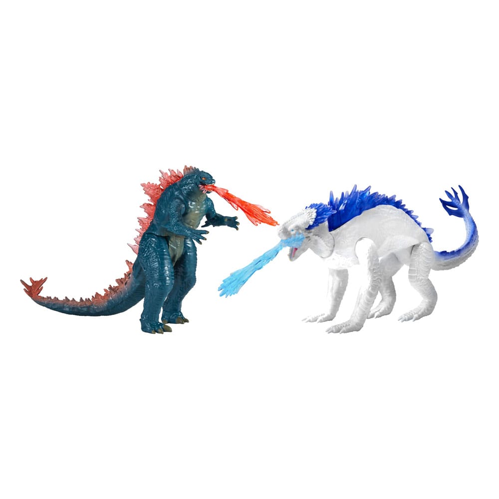 Godzilla x Kong: The New Empire Diorama 2er Pack Godzilla vs Shimo 15 cm Image 1
