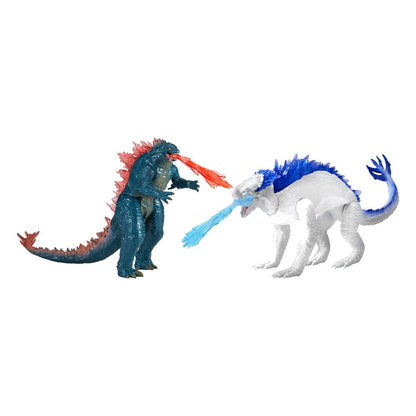 Godzilla x Kong: The New Empire Diorama 2er Pack Godzilla vs Shimo 15 cm Image 1