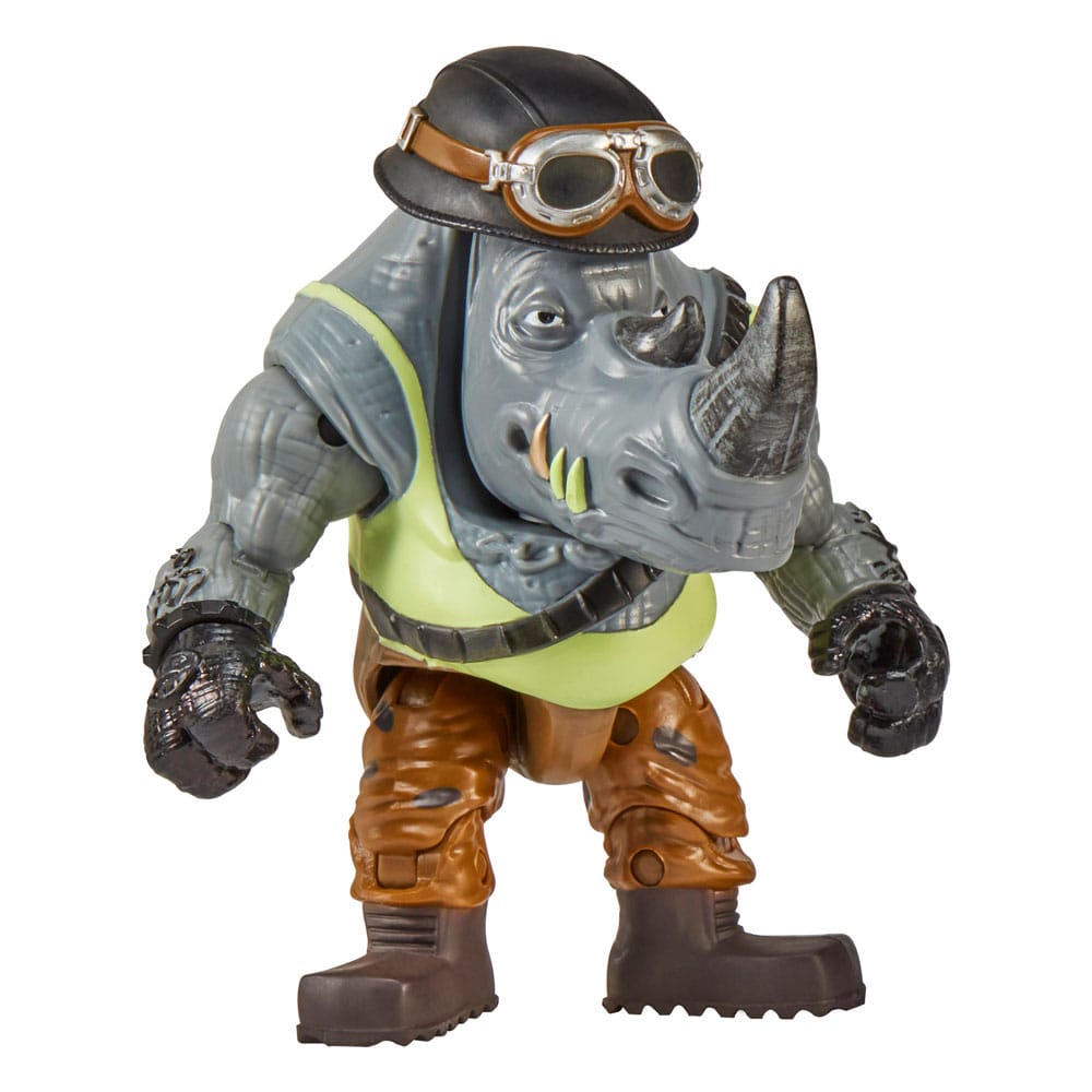 Teenage Mutant Ninja Turtles Actionfigur mit Fahrzeug Rocksteady & Chopper 12 cm Image 6