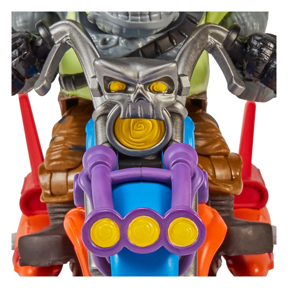 Teenage Mutant Ninja Turtles Actionfigur mit Fahrzeug Rocksteady & Chopper 12 cm Image 7