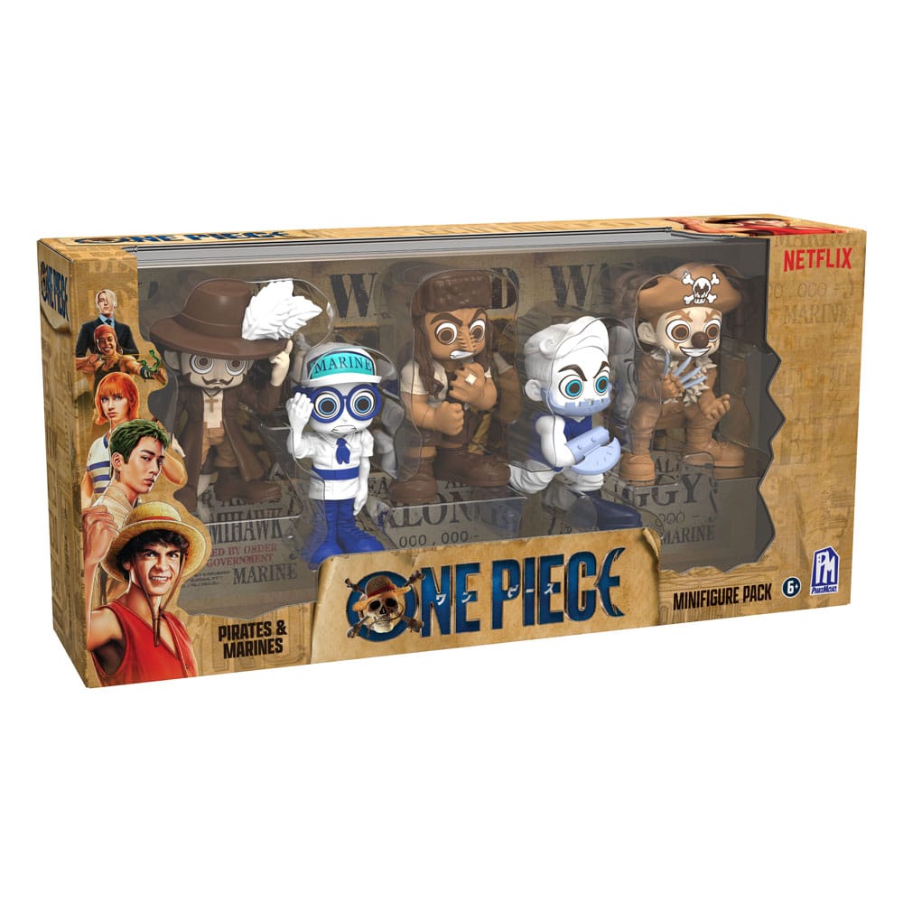 One Piece Minifiguren Set Prates & Marines 6 cm Image 2