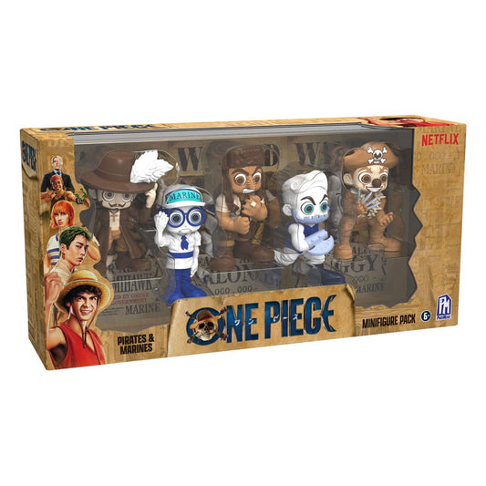One Piece Minifiguren Set Prates & Marines 6 cm Image 2