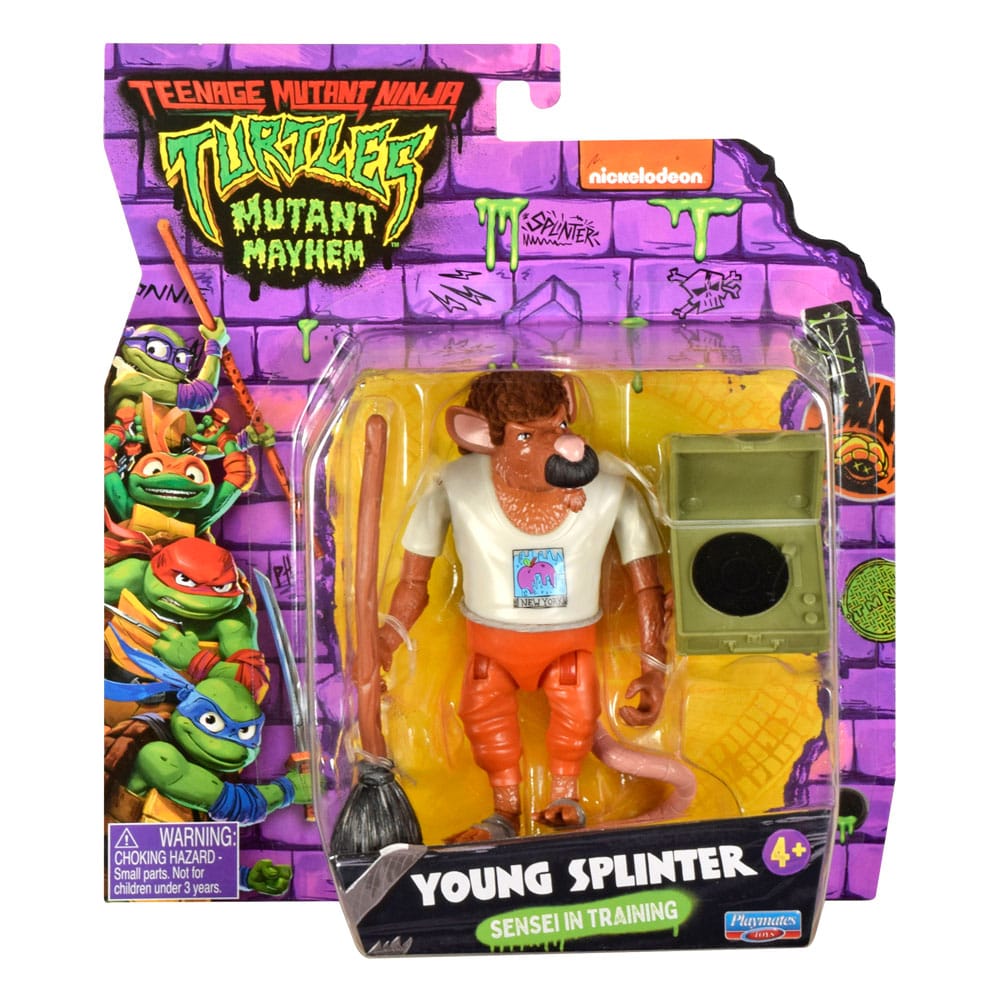 Teenage Mutant Ninja Turtles: Mutant Mayhem Actionfigur Young Splinter 11 cm Image 2