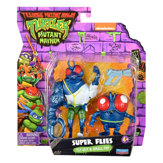 Teenage Mutant Ninja Turtles: Mutant Mayhem Actionfiguren Super Fly & Toddler Super Fly 11 cm Image 2