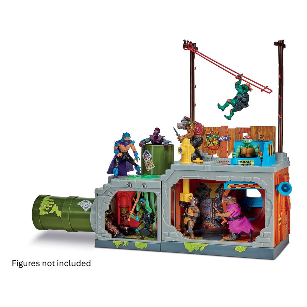 Teenage Mutant Ninja Turtles Gebäude Secret Sewer Lid Playset Mutant Module heo EU Exclusive 30 cm Image 1