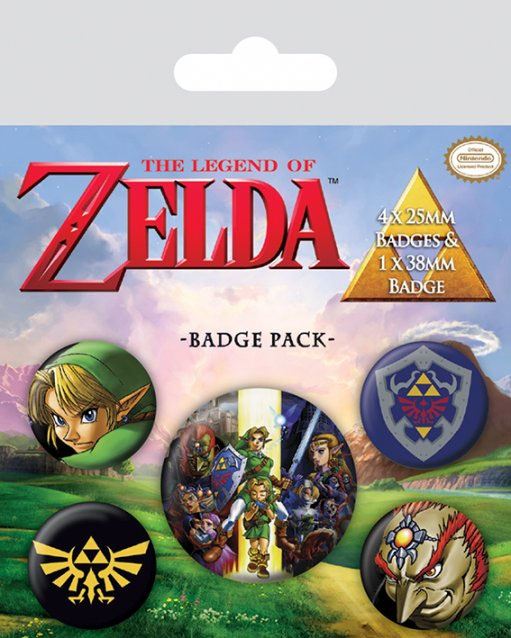 The Legend of Zelda Ansteck-Buttons 5er-Pack Link Image